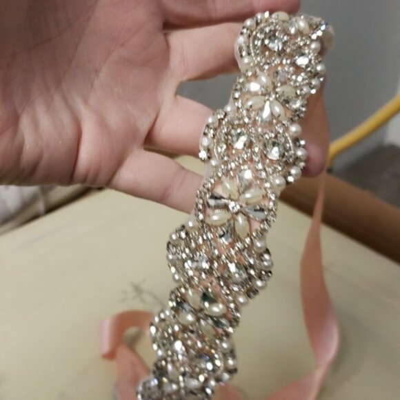 Yanstar Crystal Pearl with Pink Ribbon main image 6